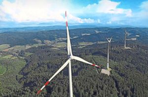 1,8 Prozent der Landesfläche von Baden-Württemberg sollen mit Windanlagen bedeckt werden. Wo in Oberreichenbach künftig Windräder stehen sollen, ist noch offen. Foto: Badenova