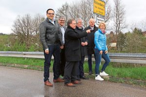 Die CDU-Kreistagskandidaten überzeugten sich von dem Vorhaben in Rötenberg. Foto: CDU Foto: Schwarzwälder Bote