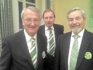 Die drei  neugewählten Vorstandsmitglieder (von links): Jürgen Elsner, Hans Georg Knaup und Fritz Foerstl. Foto: Ellerbroek Foto: Schwarzwälder-Bote