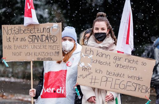 Für viele Pflegekräfte hat sich der Protest gelohnt. Foto: dpa/Matthias Balk