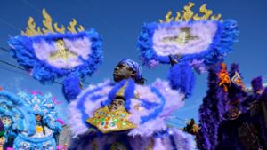 Tausende beim Karneval in New Orleans