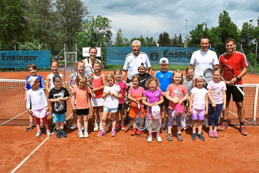 Das Tennis-Camp des TC Empfingen war gut besucht. Foto: Verein Foto: Schwarzwälder Bote