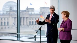 US-Außenminister Kerry in Berlin eingetroffen