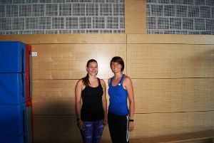 Die  Übungsleiterinnen Teresa Horn (links) und Jana Steidle vom TSV Nusplingen haben Kurse absolviert. Foto: Klaiber Foto: Schwarzwälder-Bote