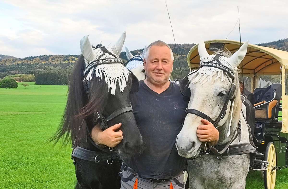 Wolfgang Schairer ist mit Pferden aufgewachsen. Foto: Gaiser