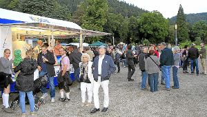 Das Lichterfest lockte trotz der Wetterverhältnisse viele Besucher nach Bad Liebenzell. Foto: Kraushaar