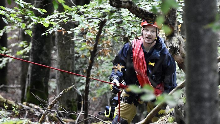 Drohne entdeckt Verletzten am Steilhang