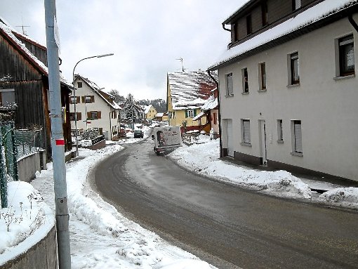 Der Ausbau der Talstraße prägt den Haushalt der Gemeinde Schömberg.  Foto: Stocker