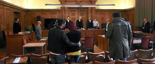 Die Große Jugendkammer des Landgerichts Tübingen verhandelt den Fall des Raubüberfalls. Foto: M. Bernklau
