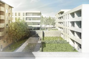 An der Blumenheckstraße 44 bis 48 wird die Pforzheimer Bau und Grund ein neues Wohnquartier erstellen. Foto: Schwarzwälder-Bote