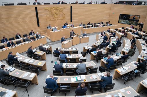Derzeit hat der Landtag in Baden-Württemberg 154 Mitglieder. (Archivbild) Foto: dpa/Bernd Weißbrod