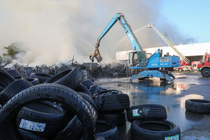 Großbrand in Gammertingen: Jetzt äußert sich die Firma Reifen Göggel