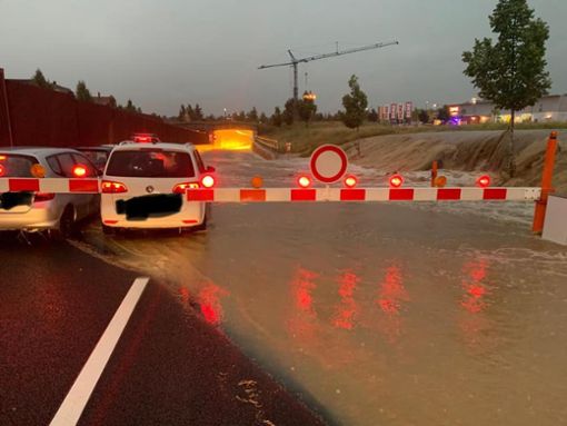 Der Tunnel in Dußlingen wurde bei Unwettern überflutet. Foto: Freiwillige Feuerwehr Dußlingen/Facebook