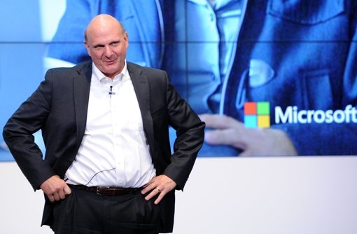 Steve Ballmer und Microsoft gehen künftig getrennte Wege. Foto: dpa
