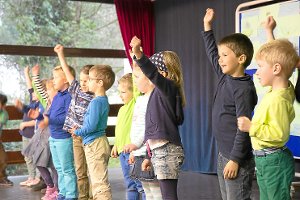 Die Musikschüler zeigten echte Begeisterung bei ihren Auftritten am Infotag. Foto: Krichel Foto: Schwarzwälder-Bote