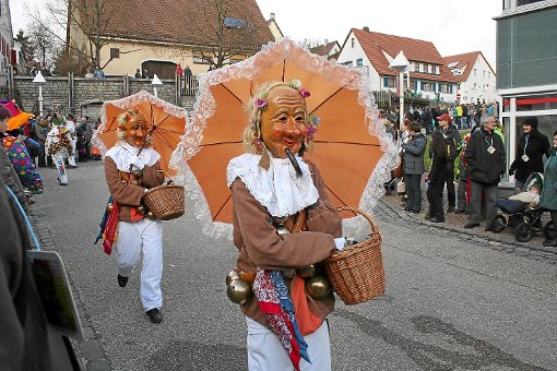 Die Hansele sind beim großen Umzug am Sonntag in Vöhringen natürlich auch mit von der Partie. Foto: Archiv Foto: Schwarzwälder-Bote