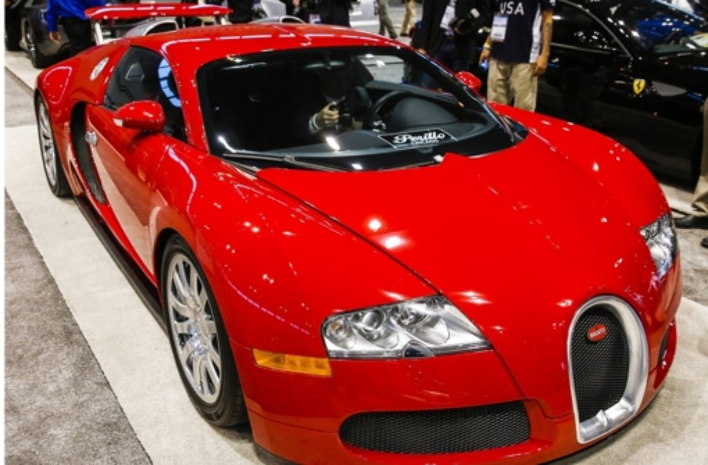 Einer der Stars der Chicago Auto Show: Der Bugatti Veyron 16.4