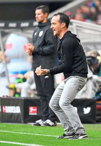 Im April 2019 betrat Nico Willig – wenn auch nur für kurze Zeit –  beim VfB Stuttgart die  große Bühne der Bundesliga.   Foto: Eibner