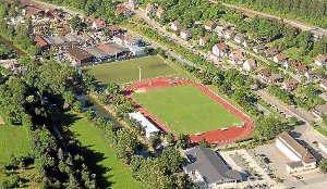 Das Eugen-Breitling-Stadion in Nagold wird saniert. Nagolds OB rechnet mit einem Aufwand von rund einer Million Euro. Foto: Fritsch
