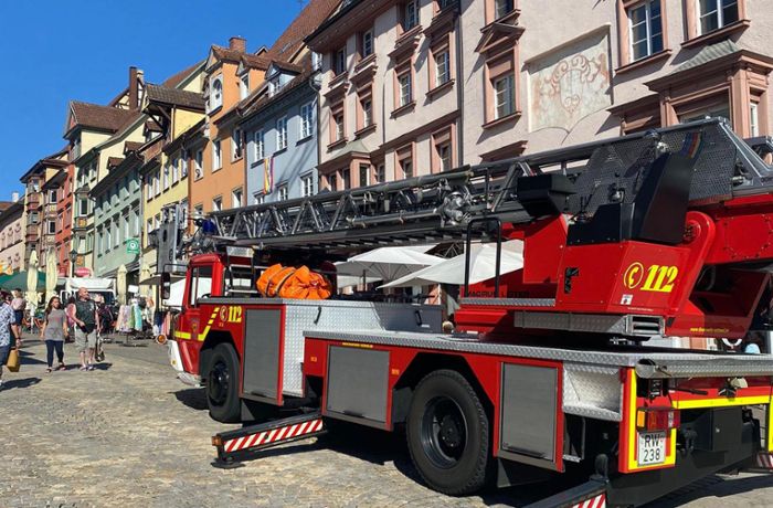 Feuerwehr in Rottweil: Kokelnder Miniofen löst Feuerwehreinsatz aus