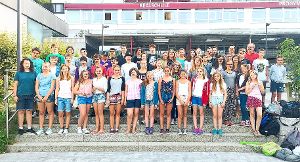 Schüler aus England haben eine Woche lang bei ihren Austauschschülern in Burladingen verbracht und viele Ausflüge unternommen. Foto: Schule Foto: Schwarzwälder-Bote