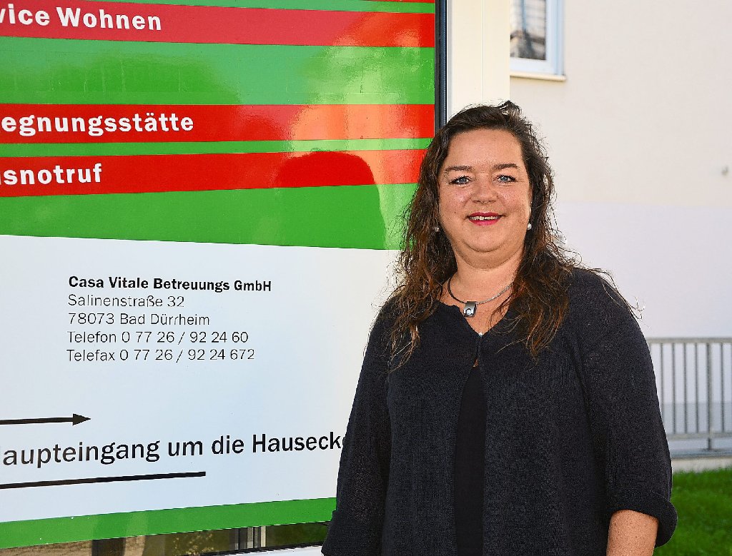 Andrea Oldach ist die neue Geschäftsführerin von der Bad Dürrheimer Einrichtung Casa Vitale.   Foto: Ursula Kaletta Foto: Schwarzwälder-Bote