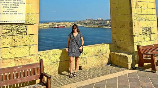 Carolin Stoll in Maltas Hauptstadt Valletta Foto: Stoll