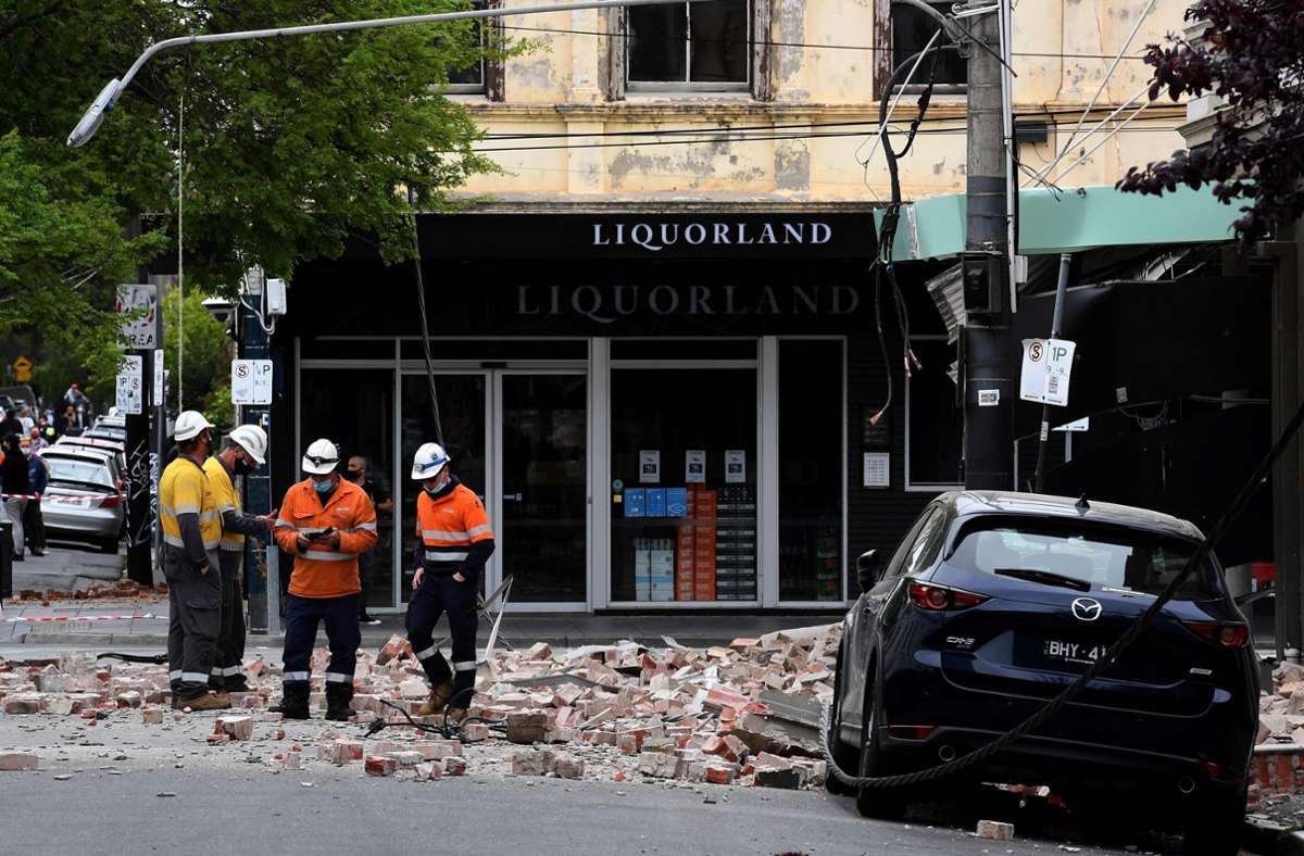 Erdbeben sind in Australien sehr selten.