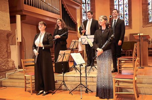 Fünf Geschwister, ein Konzert: Das Fidelitas-Quintett gab in der Remigiuskirche Nagold ein Benefizkonzert. Foto: Wolfgang Alber
