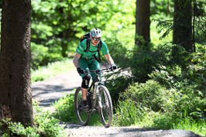 Mountainbikes   samt der passenden Tourenvorschläge erhalten Radler beim Bike-Verleih des Ferienlands.   Foto: Pförtner Foto: Schwarzwälder Bote