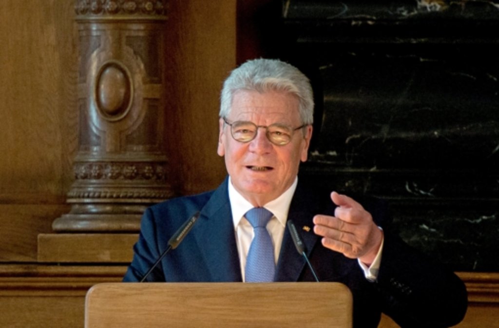 Joachim Gauck hält die Kritik an Deutschland in der Griechenland-Frage für unberechtigt. Foto: dpa