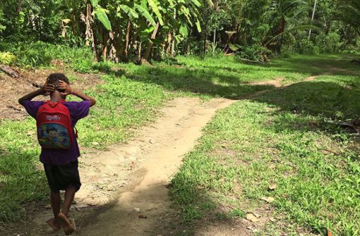 In den ländlichen Regionen Papua Neuguineas ist es nicht selbstverständlich einen Arzt zu haben. Viele müssen auch mehrere Tage durch den Dschungel wandern. Foto: Menzler