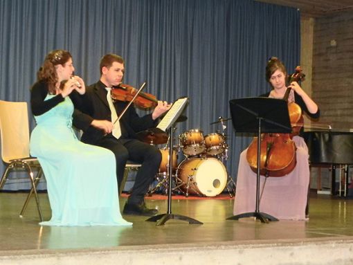 Das Trio Giordani aus Essen, das seit über einem Jahr gemeinsam probt, gastiert beim Kultur- und Heimatverein mit einem musikalischen Hochgenuss.  Foto: Haubold Foto: Schwarzwälder Bote