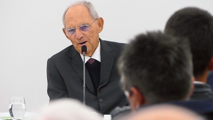 Wolfgang Schäuble appelliert an Schwanauer
