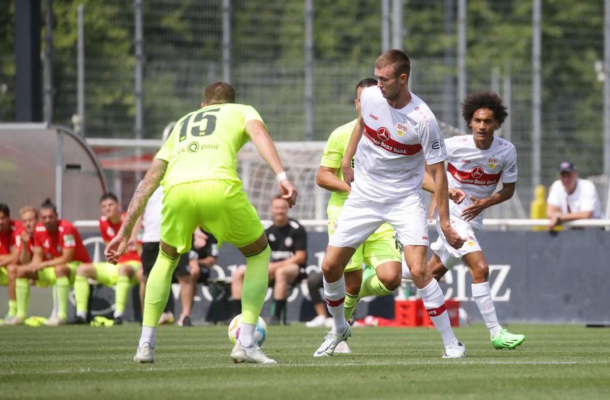 Sasa Kalajdzic erzielte die VfB-Führung zum 1:0.