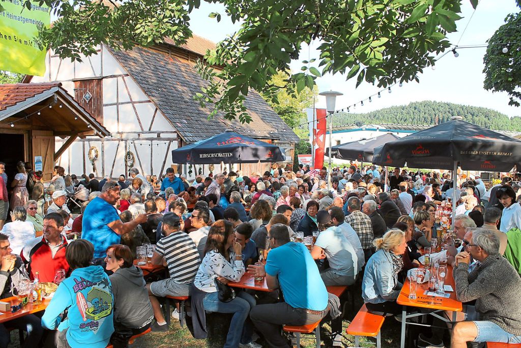 Das Biergartenfest am  Bochinger Schafstall  hat sich zum Besuchermagneten entwickelt.  Archivfoto: Holzer-Rohrer Foto: Schwarzwälder Bote