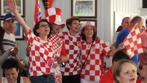 Public Viewing: Kroaten sind trotz Niederlage stolz