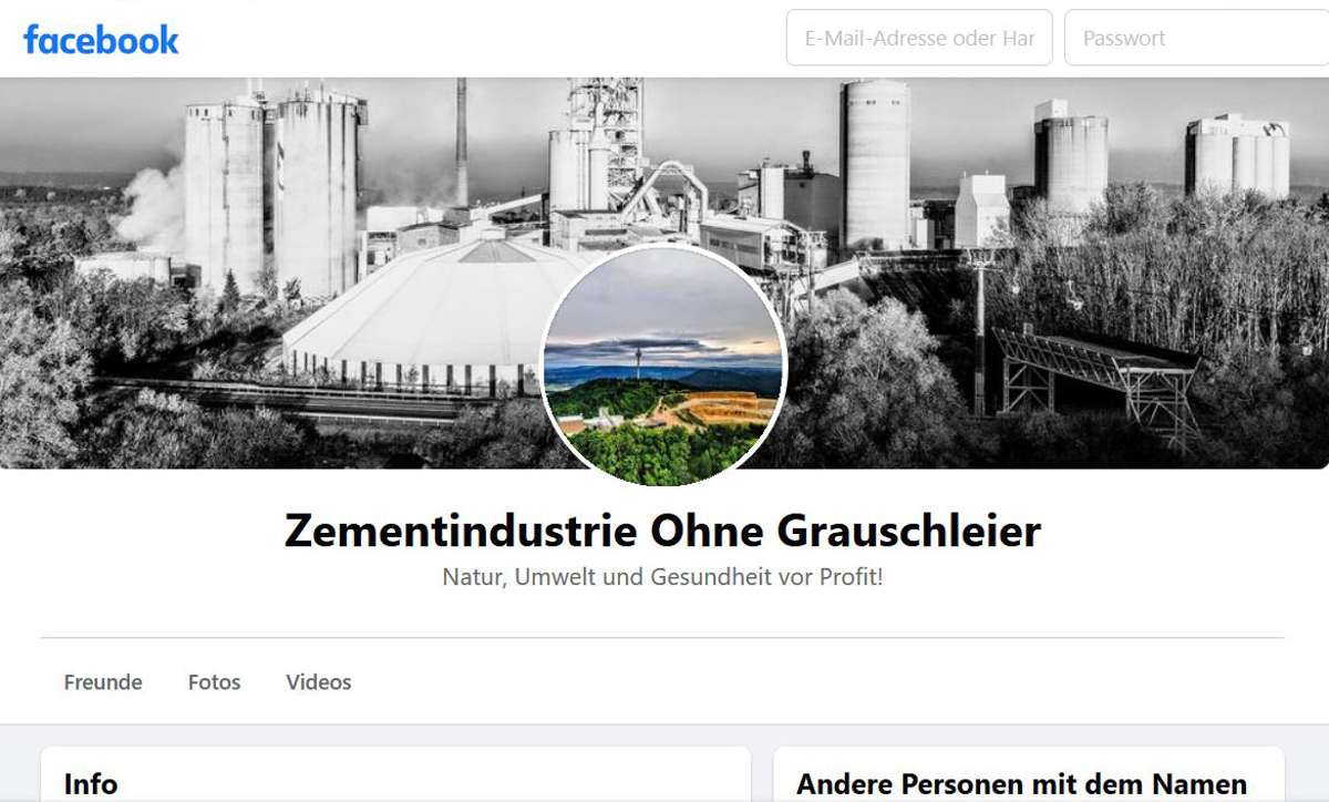 Zementindustrie ohne Grauschleier heißt die Facebook-Seite von Beate Zöld, auf der sie ihre Rechercheergebnisse veröffentlicht.
