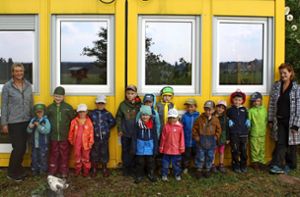 In der Waldgruppe der Simmersfelder Kindertagesstätte „Albblickzwerge“ sind alle 20 verfügbaren Plätze belegt. Foto: Köncke