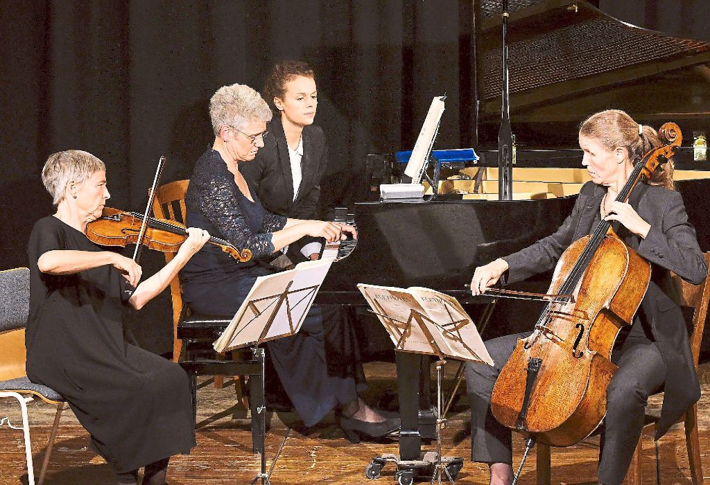 Die Musikerinnen spielten unter anderem Werke von Ludwig van Beethoven.  Foto: Künstle