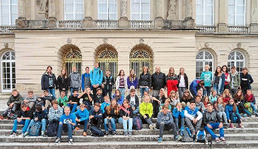 Haben beim Schullandheim-Aufenthalt viel Spaß: die Realschüler aus Schömberg. Foto: Schule Foto: Schwarzwälder-Bote