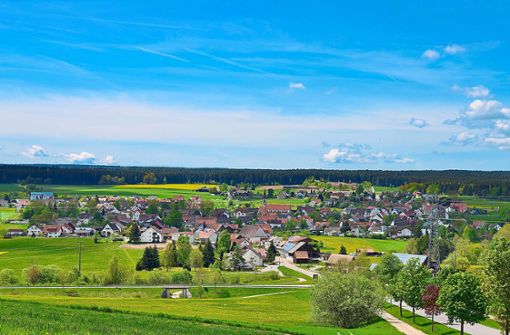 Wer diesen wunderschönen Blick auf Tannheim genießen will, muss auf den Ochsenberg. Foto: Neininger