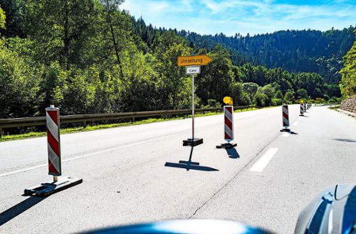 Nicht mehr lange müssen Autofahrer bei Station Teinach einen kleinen Umweg in Kauf nehmen. Foto: Fritsch