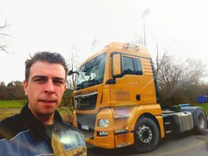 Andreas Zinser ist seit 18 Jahren Berufskraftfahrer. Foto: Zinser