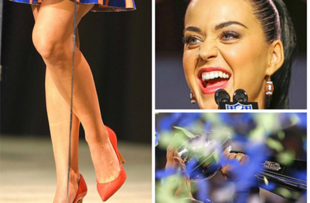 Katy Perry zeigt sich vor dem Super Bowl von ihrer sexy Seite.