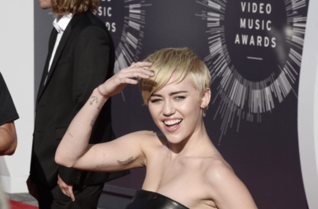 Miley Cyrus bei den MTV Video Music Awards Foto: dpa