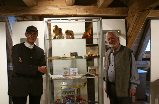 Wolfram Gromann (links) und Herbert Bantle plaudern aus dem Nähkästchen. Foto: Oliver Pütz