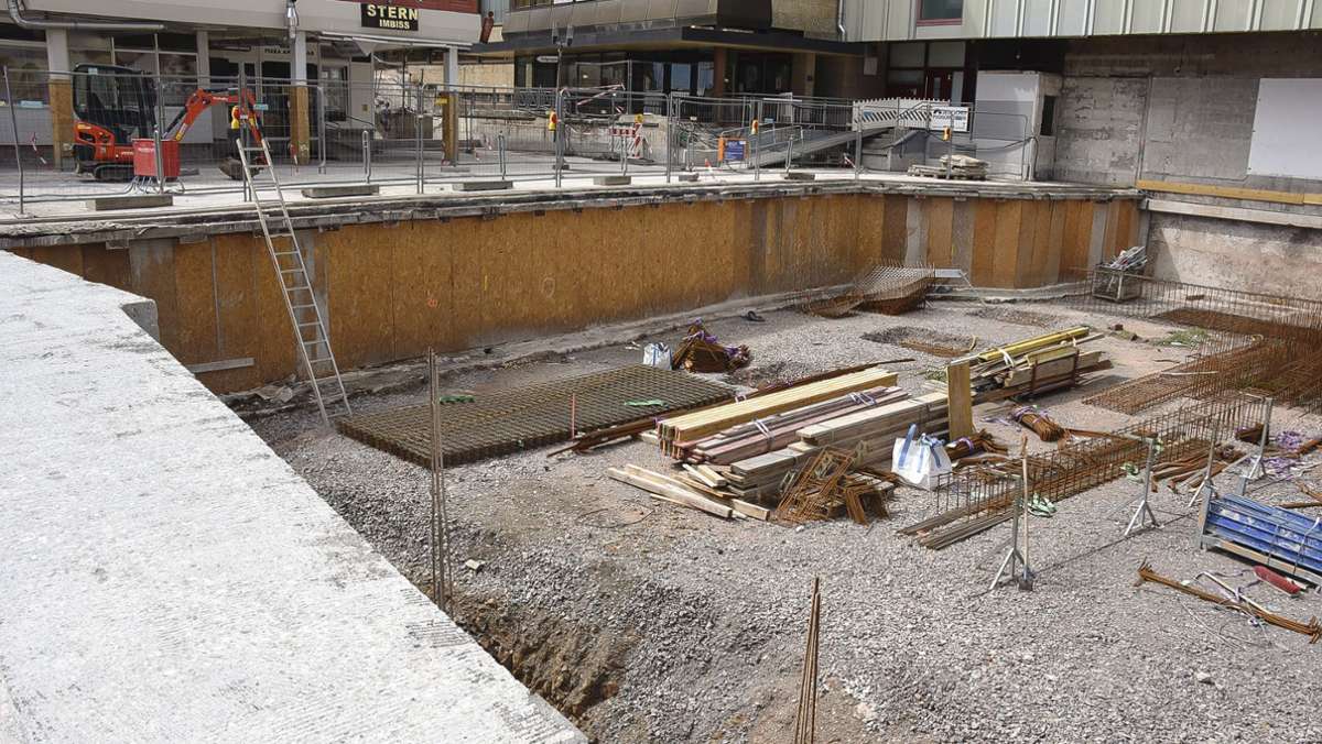 Baustelle in St. Georgen: Ein Einblick in die Arbeiten an Marktplatz und Tiefgarage
