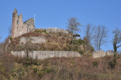 Die Burgruine Schenkenburg bei Schenkenzell Foto: Wegner