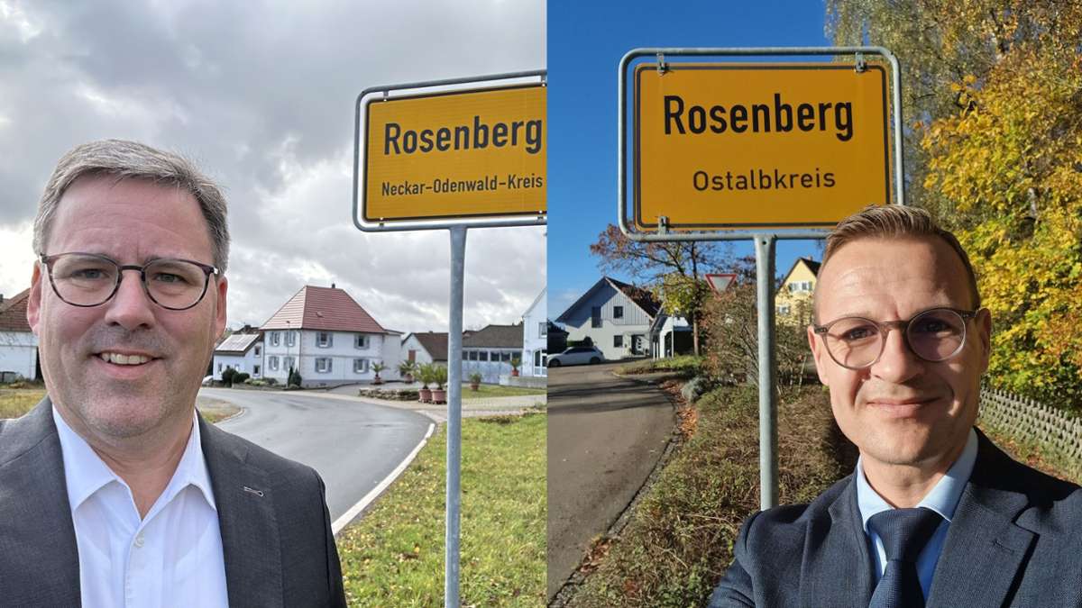 Zwei Rosenbergs in Baden-Württemberg: Gleicher Name, skurrile Folgen für zwei Gemeinden